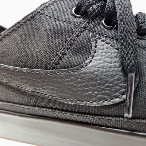 Nike Court Legacy Canvas Cork Black Low Top Sneakers New - Picture 10 of 13